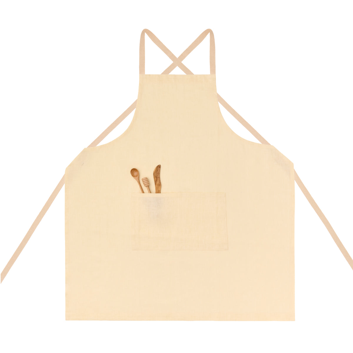 Aarhus Cross-Back 100% Linen Apron
