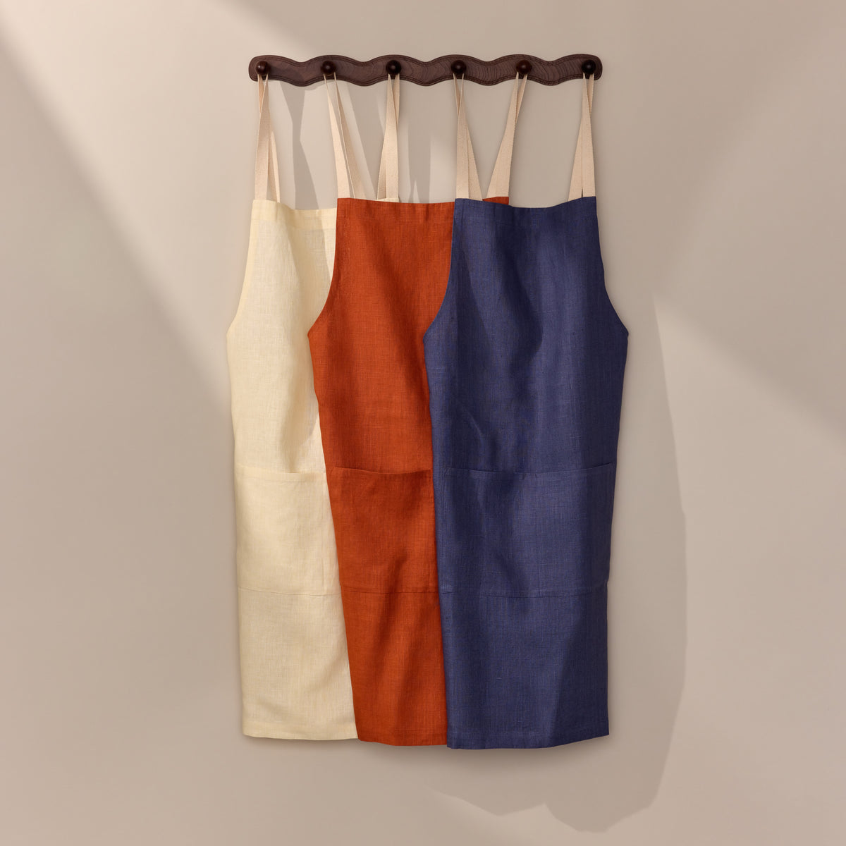 Aarhus Cross-Back 100% Linen Apron