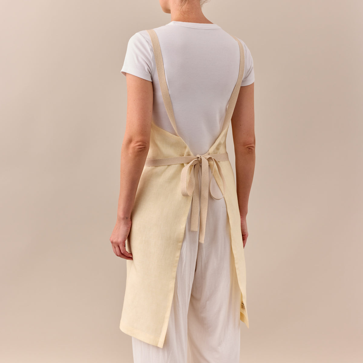 Aarhus Cross-Back 100% Linen Apron