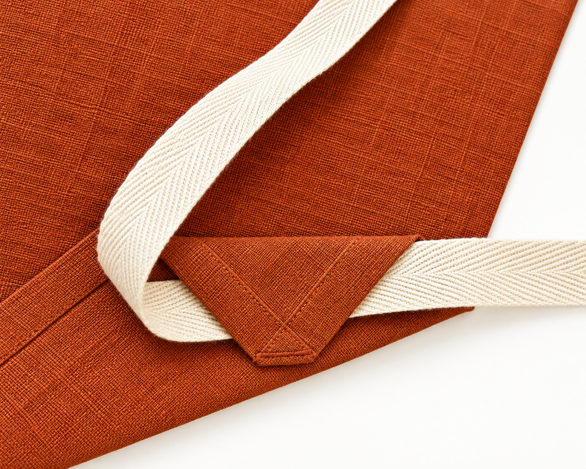 Aarhus Cross-Back 100% Linen Apron