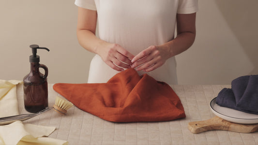 Aarhus 100% Linen Tea Towel - 20" × 26"
